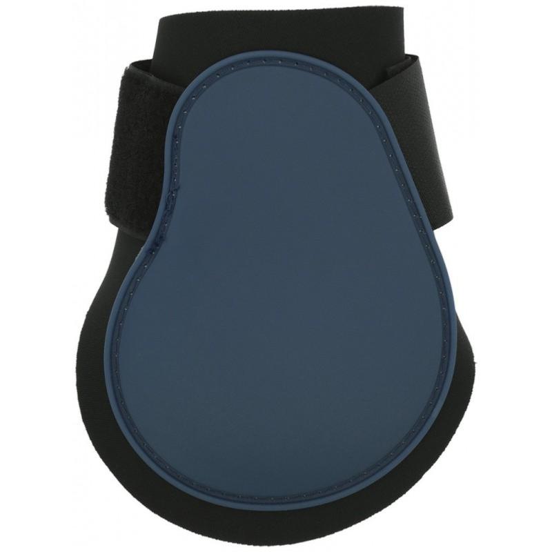 EQUITHEME - Protège boulets à Coque et Velcro élastique TARA VERT CANARD S PONEY