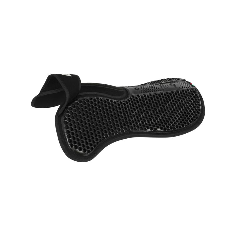 ACAVALLO - Amortisseur de Dos à Découpe Garrot Feutre et Gel BLEU