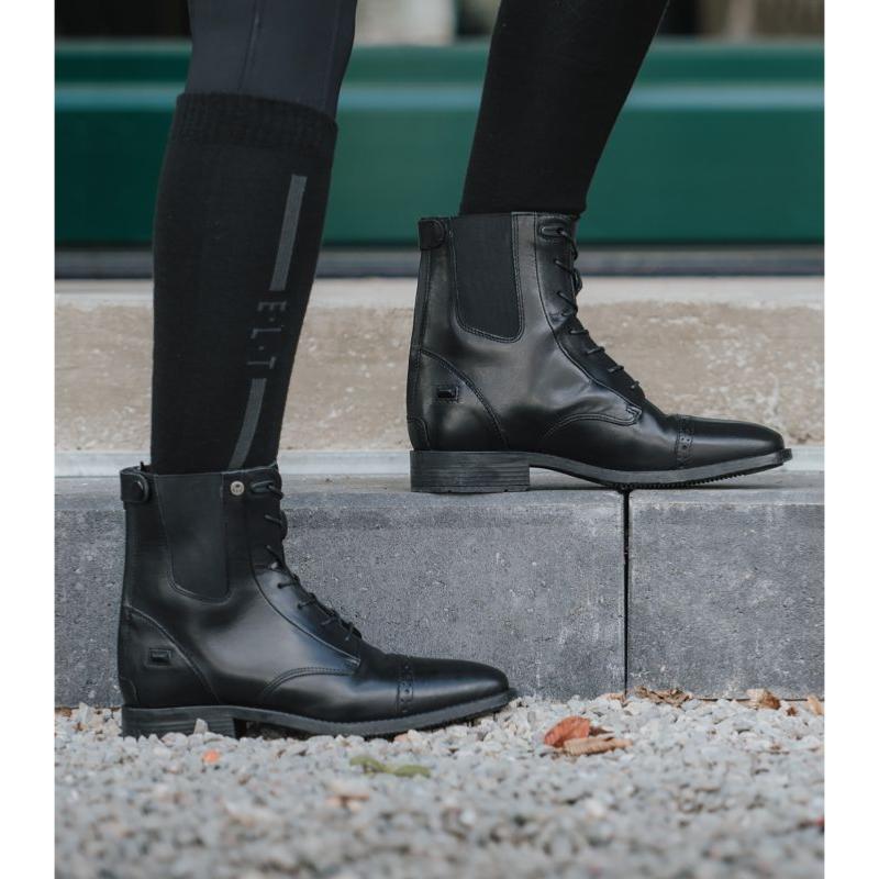 ELT - Boots Equitation Jodhpur Cuir Lisse  à Lacets BELFORT CHOISIR UNE POINTURE