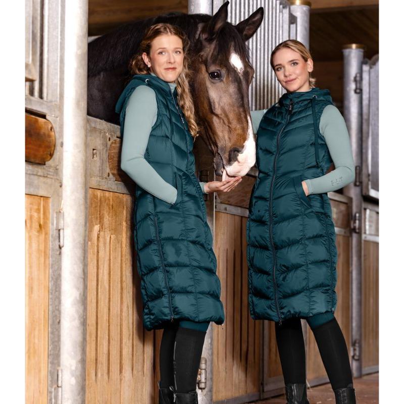 ELT - Longue Doudoune Légère pour l'équitation OSTENDE sans manches