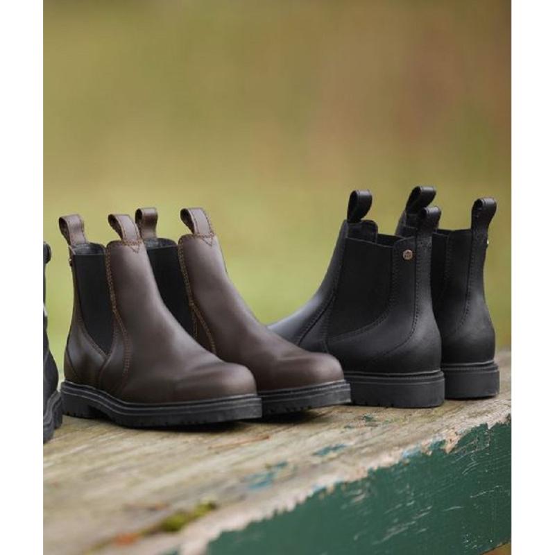 ELT - Boots de Sécurité à Coque Métal en Cuir de Buffle 36 FR NOIR