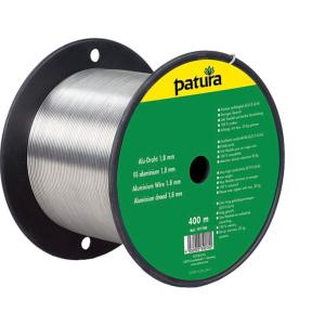 PATURA -  Fil aluminium DIAM 2,0 mm pour clôture électrique, 400 m  