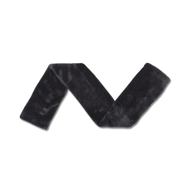 WALDHAUSEN- Fourreau de sangle en fourrure douce NOIR 50 CM