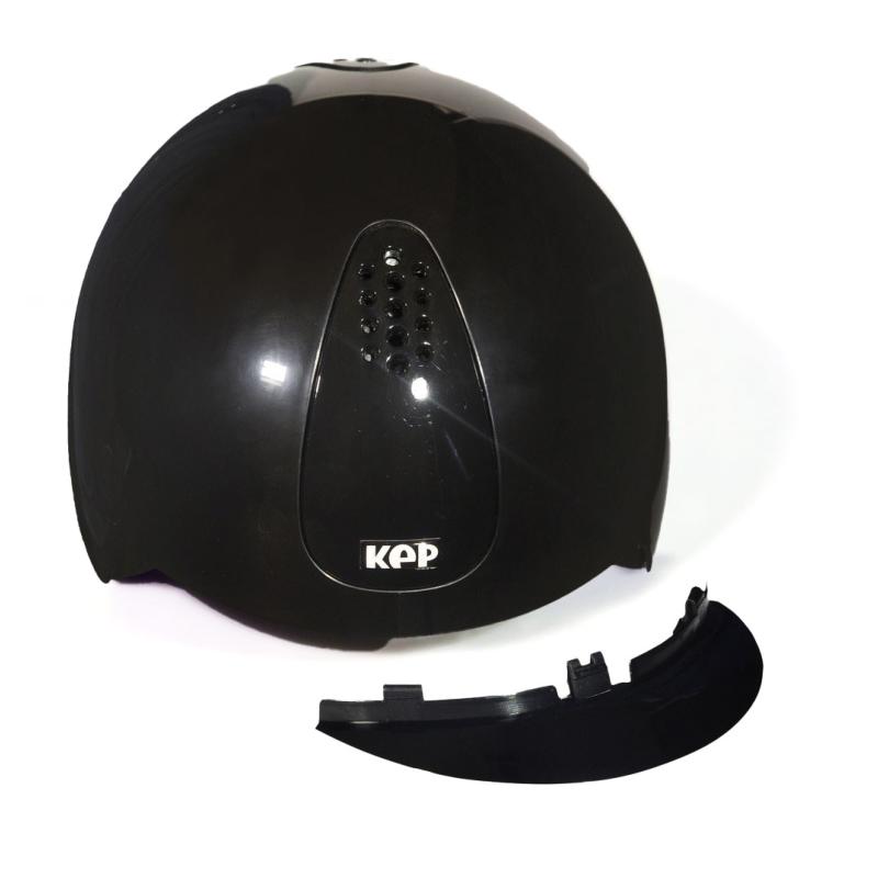 KEP ITALIA - Casque Equitation ENFANT Finition Brillante KEPPY NOIR