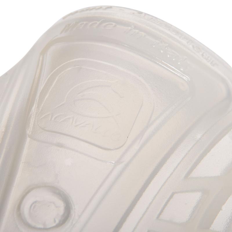 ACAVALLO - Demi Réhausseur en Gel AVANT ou ARRIERE AVANT NOIR