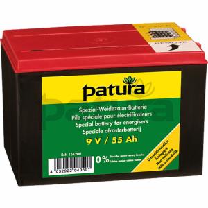 PATURA - Pile spéciale pour électrificateurs de clôture électrique , 9 V / 90 Ah