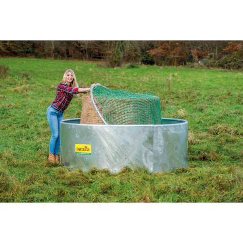 PATURA - Cerceau tubulaire guide filet pour râtelier à Foin Circulaire Chevaux