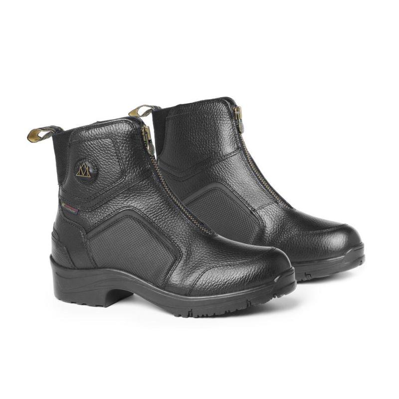 MOUNTAIN HORSE - Boots Hiver Etanche Cuir Zip ou Lacets ARCTICA 36 AU 43FR 36 FR NOIR à ZIP