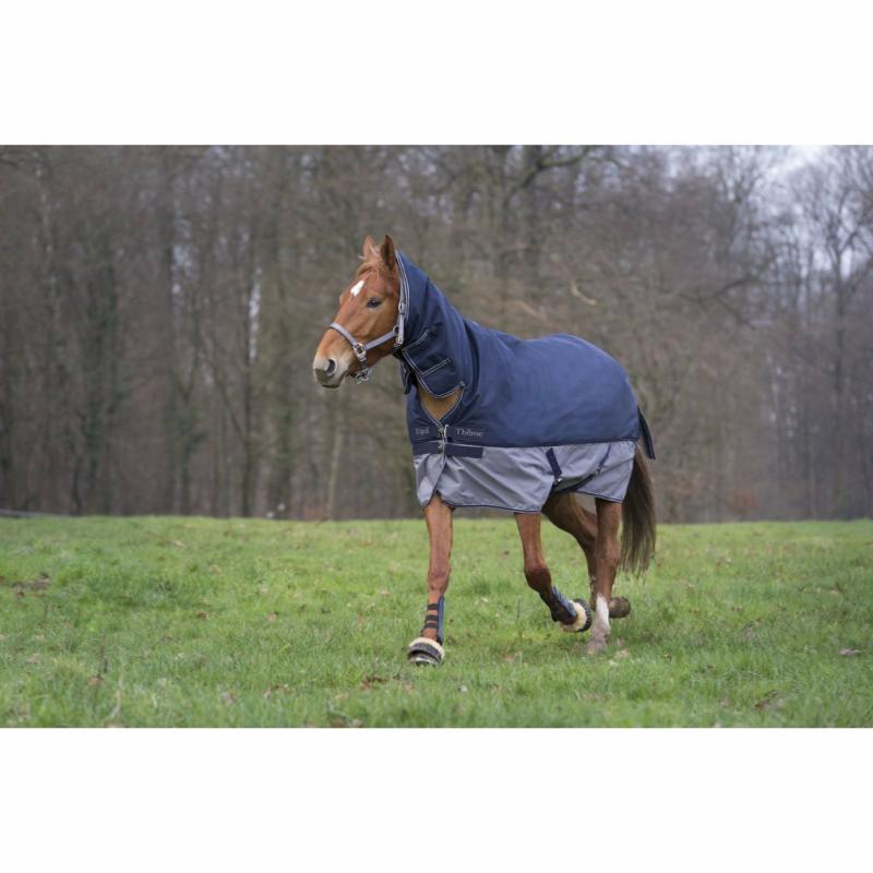 EQUITHEME TYREX - Couverture de Pré Intégrale 600D  Combo, 200G/350G 200G 100 CM/4'6"/137 CM