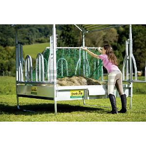 PATURA - Cadre Rectangle Tubulaire pour filet à alimentation lente de râteliers  grandes balles