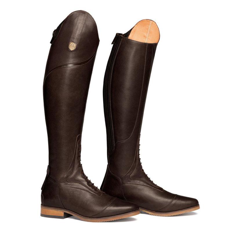MOUNTAIN HORSE - Bottes équitation Demi Mesure en Cuir Souple SOVEREIGN Choisir une Taille Short/Narrow (36 au 41)