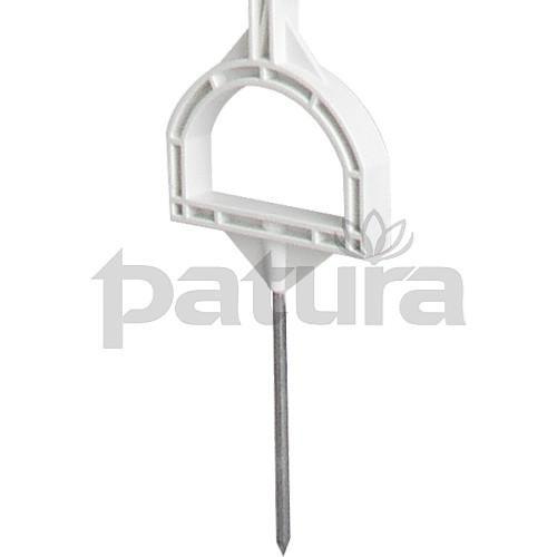 PATURA - Lot de 10 piquets étriers pour clôture électrique Haut. 155 CM