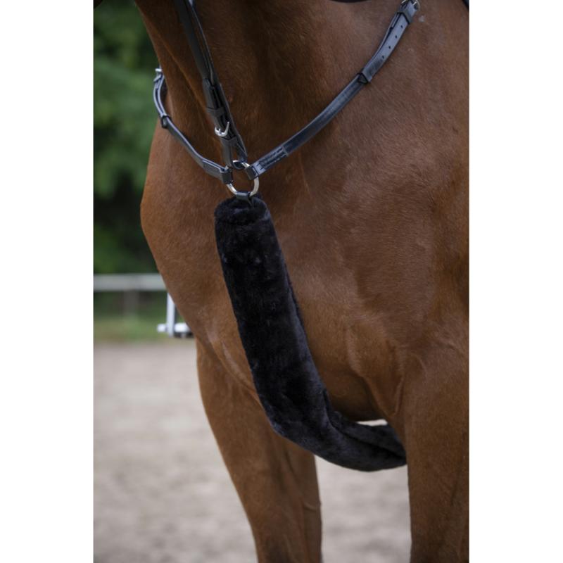 EQUITHEME - Fourreau de Collier de Chasse en mouton synthétique TEDDY