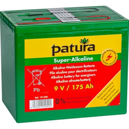 PATURA - Pile alcaline pour électrificateurs, 9 V / 175 Ah