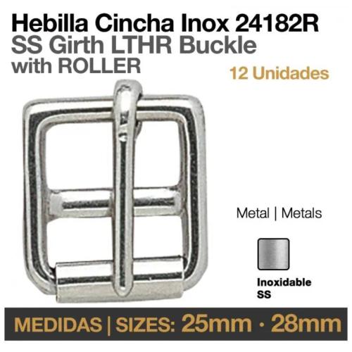 ZALDI - Lot de Boucles d'Étrivière Acier Nickelé à Rouleau, Lot de 12