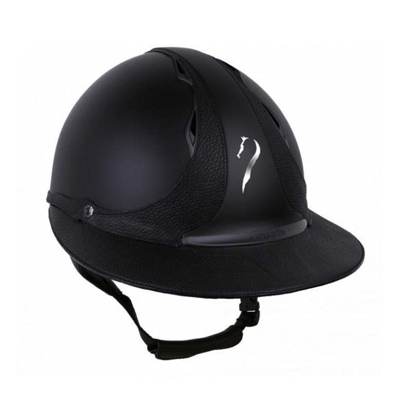 ANTARES - Casque REFERENCE noir à Visière Eclipse XL 54 S BLACK/BLACK
