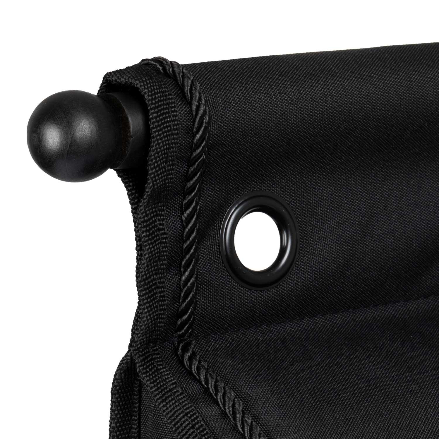 EQUESTRO - Sac de pansage grooming avec barre pro en toile solide NOIR