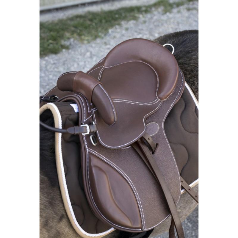 GUY CANTIN - Selle bardette Evolution éducative en cuir
