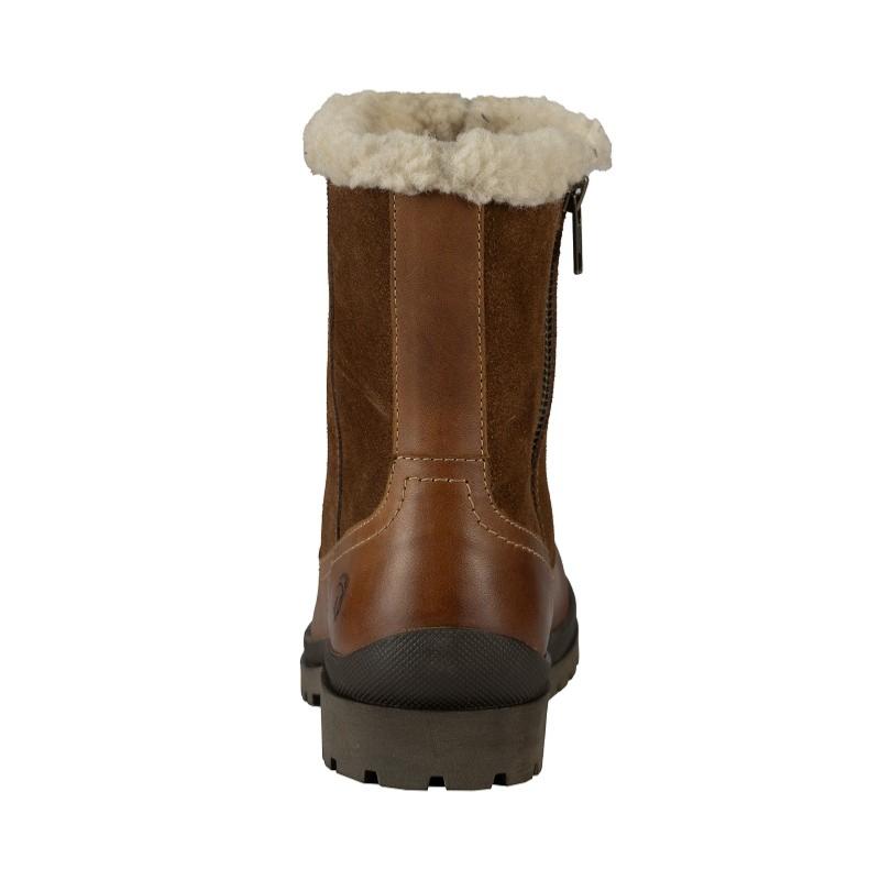 HORKA - Boots HIVER en Cuir Huilé Intérieur Fourrure WINSFORD 36 FR BRUN