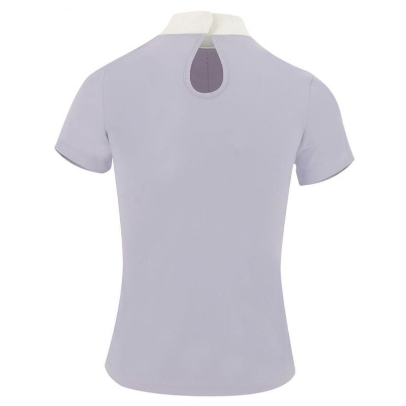 EQUITHEME - Polo Compétition Femme Avec Strass LONDON XS FEMME MARINE