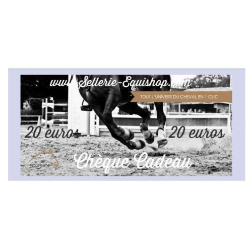 Carte Cadeau 20 EUR  EQUISHOP 