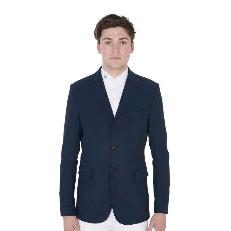 EQUESTRO - Veste de concours perforée HOMME légère 3 Boutons S HOMME MARINE