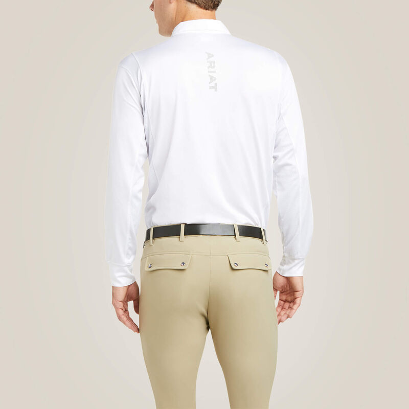 ARIAT - Polo de Concours Col chemise à manches longues TEK