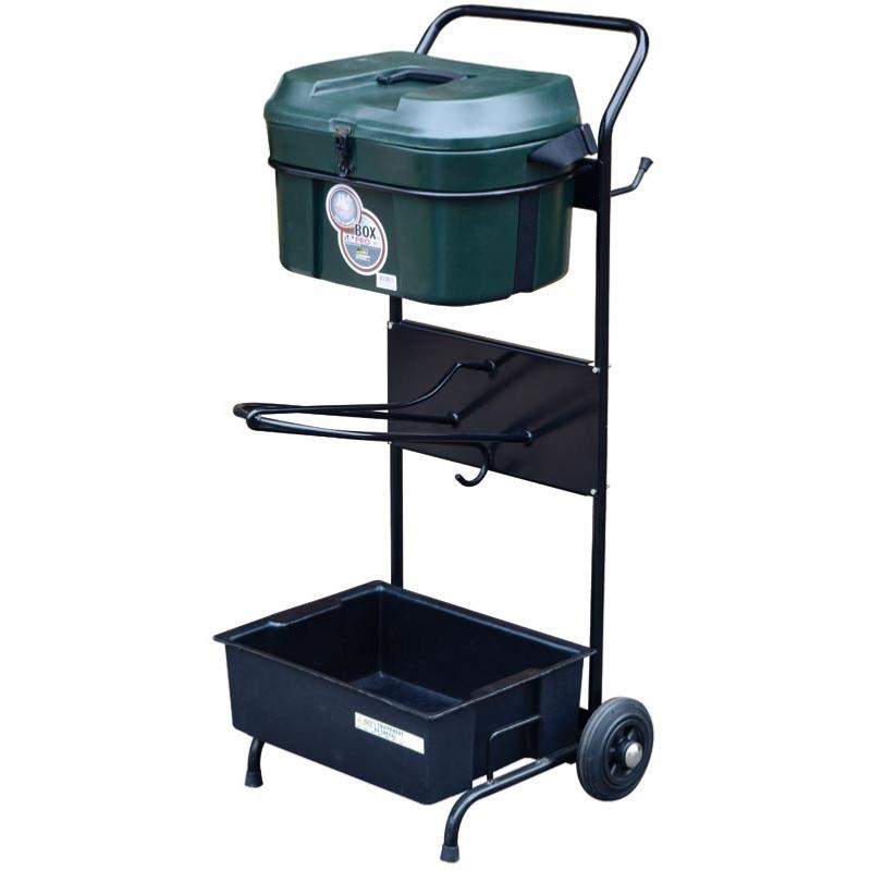 LA GEE - Servante d'Ecurie Porte Selle + Coffre BOX PRO XL ROUGE