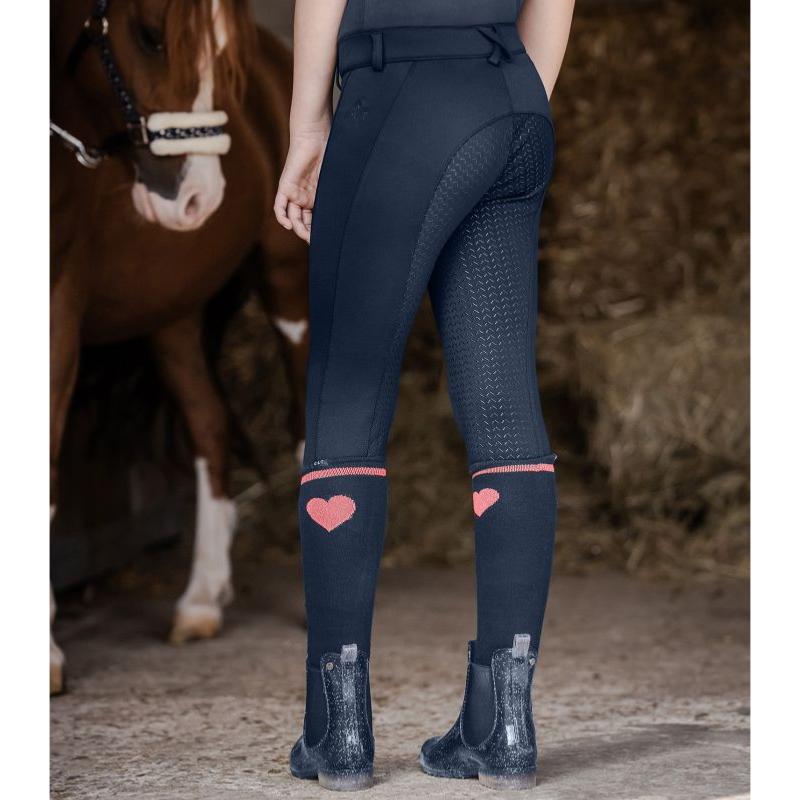 ELT PARIS - Pantalon équitation enfant grip intégral ESSENTIAL 116 CM/ 6 ANS MARINE