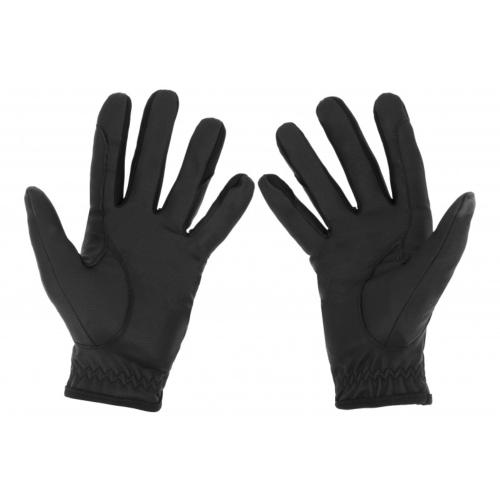 EQUITHEME - Gants d'équitation souple effet cuir et mesh VICTOIRE 