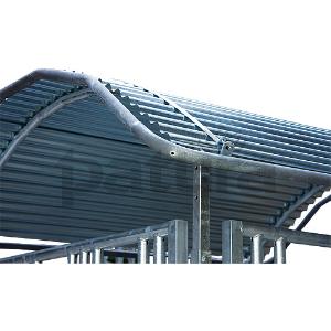 PATURA - Protection de Toit complète pour râteliers Pro 2,00 x 2,05 m
