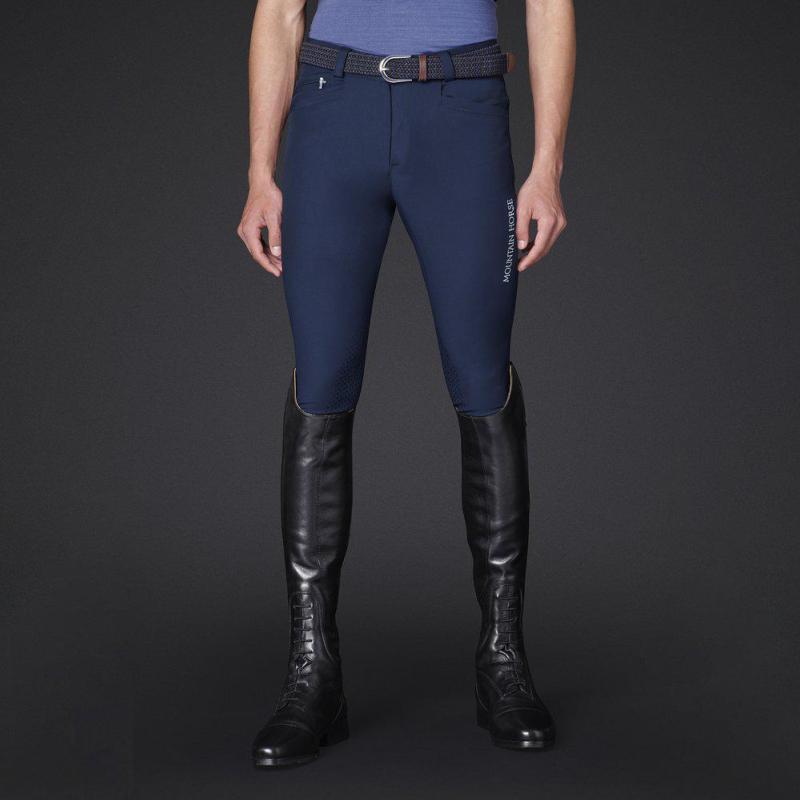 MOUNTAIN HORSE - Pantalon Equitation Homme Anti Tâches GRIP Intégral ROBIN 34 FR HOMME MARINE