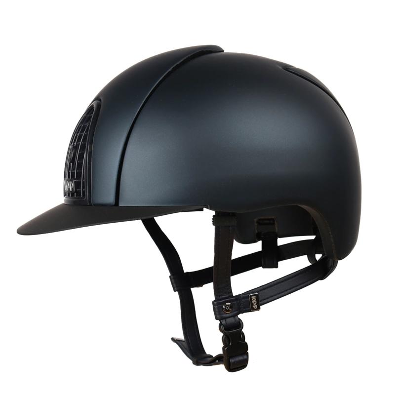 KEP ITALIA - Casque CROMO mat satiné et grande Visière Polo XL TAILLE 51 CM