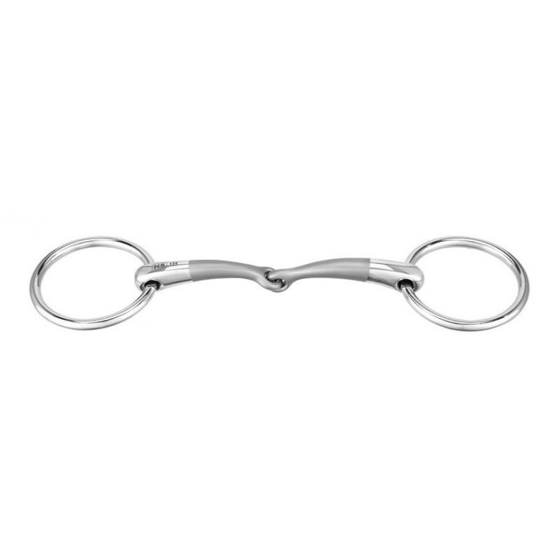 SPRENGER - Mors de bride 2 anneaux simple brisure Satinox