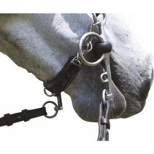 ACAVALLO - Protège Gourmette en Gel Silicone NOIR