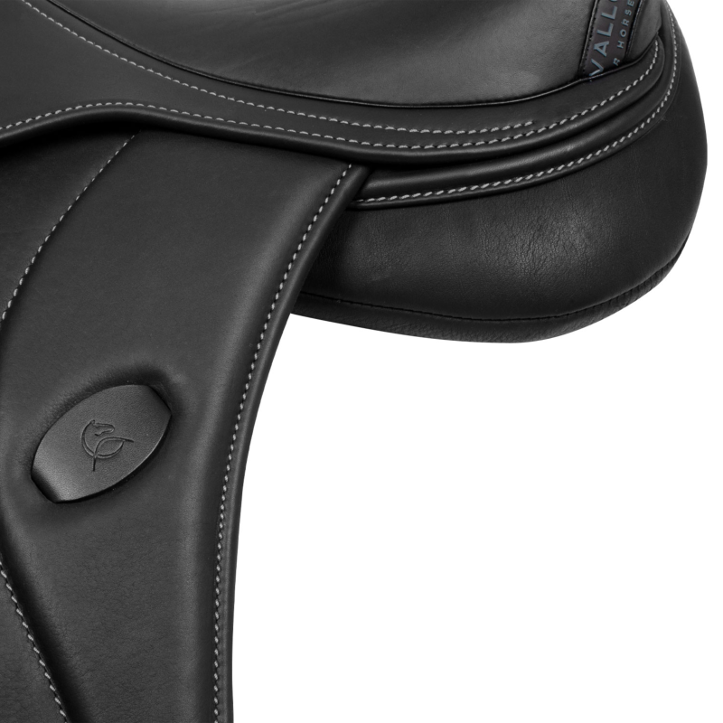 ACAVALLO - Selle de dressage PERUGINO taquets courts ajustable système MAG 16 POUCES