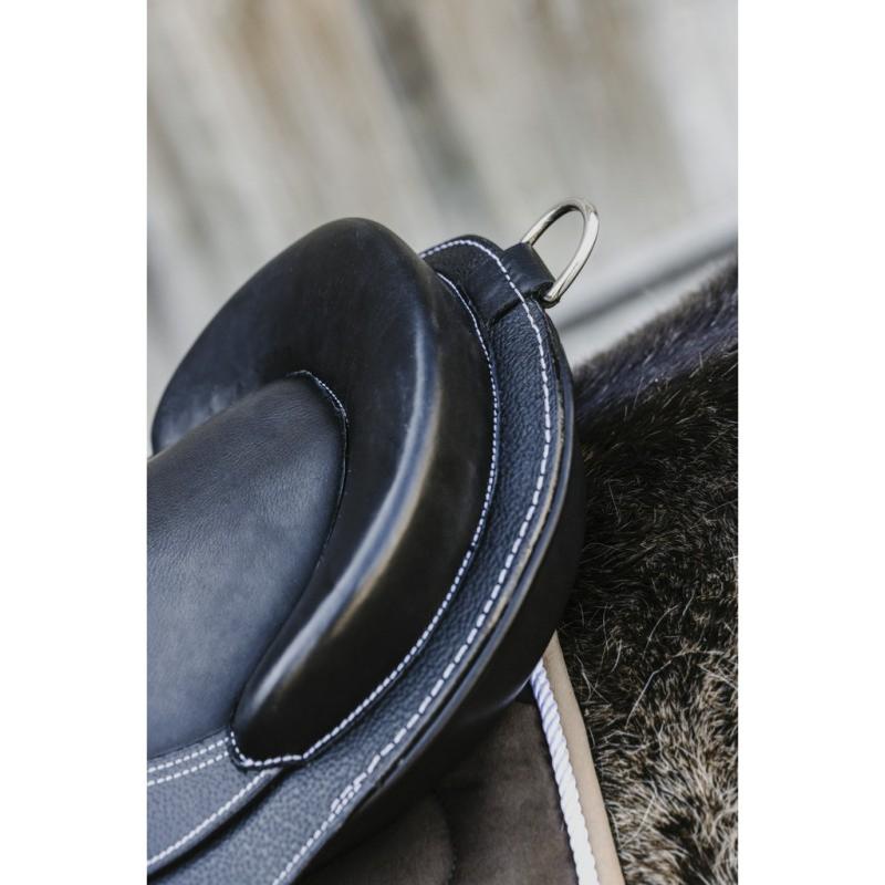 GUY CANTIN - Selle bardette Evolution éducative en cuir 14.5'  (Siège 41.5 cm) CUIR NOIR