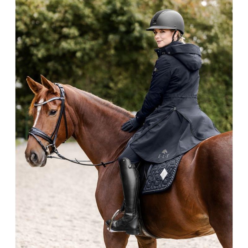 ELT - Parka Equitation FEMME Mi Longue HIVER ONTARIO XS FEMME OLIVE FONCE