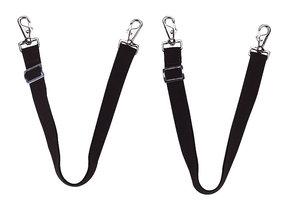 EQUITHEME - Courroies de Cuisses Doubles Mousquetons pour Couverture