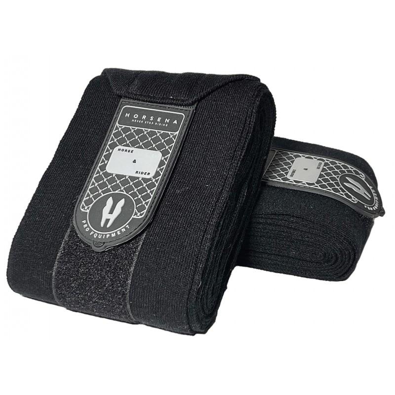 HORSENA - Bandes de Repos en Tricot Acrylique , LA PAIRE BRUN