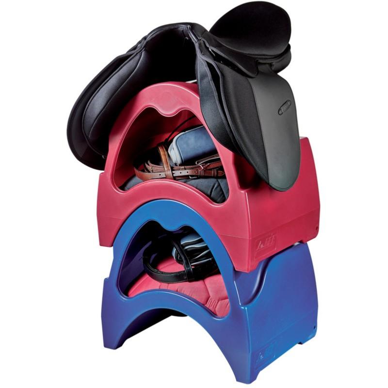 LA GEE - Porte Selle Fixe en résine avec coffre de rangement CHOCO