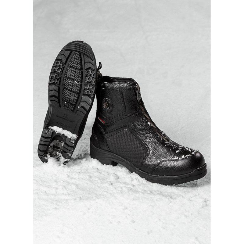 MOUNTAIN HORSE - Boots Hiver Etanche Cuir Zip ou Lacets ARCTICA 36 AU 43FR 36 FR NOIR à ZIP