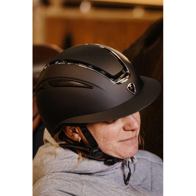 EQUITHÈME - Casque équitation AGRIS avec visière large TAILLE 53/55