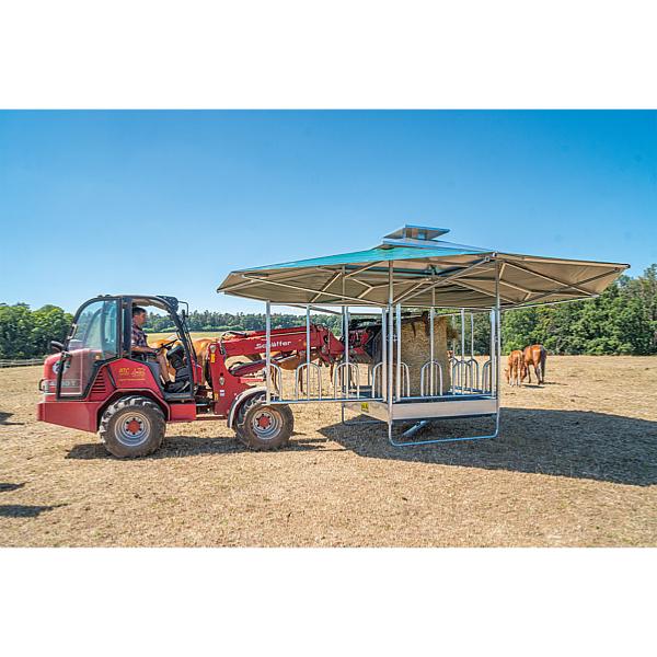 PATURA - Râtelier à Foin Bioclimatique à Arceaux pour Chevaux Modèle à arceaux