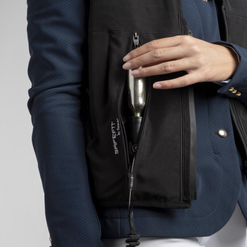 SEAVER Safefit - Gilet Airbag Enfant slimfit sur ou sous une veste XXS ENFANT