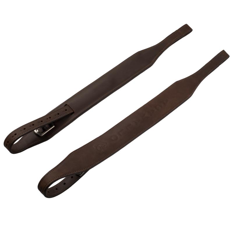 ACAVALLO - Étrivières Monobranche CSO en Cuir Italien Renfrocées Nylon