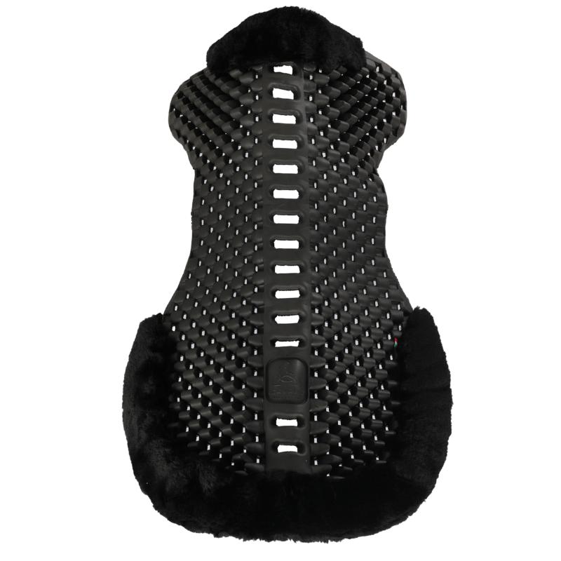 ACAVALLO - Amortisseur réhausseur Avant ET Arrière en mousse PIUMA bord mouton