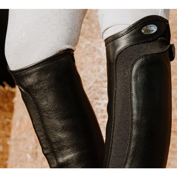 Mini Chaps en Cuir Italien Grainé K Wings, PARLANTI XS (Mollet 26.5/Tige 44)