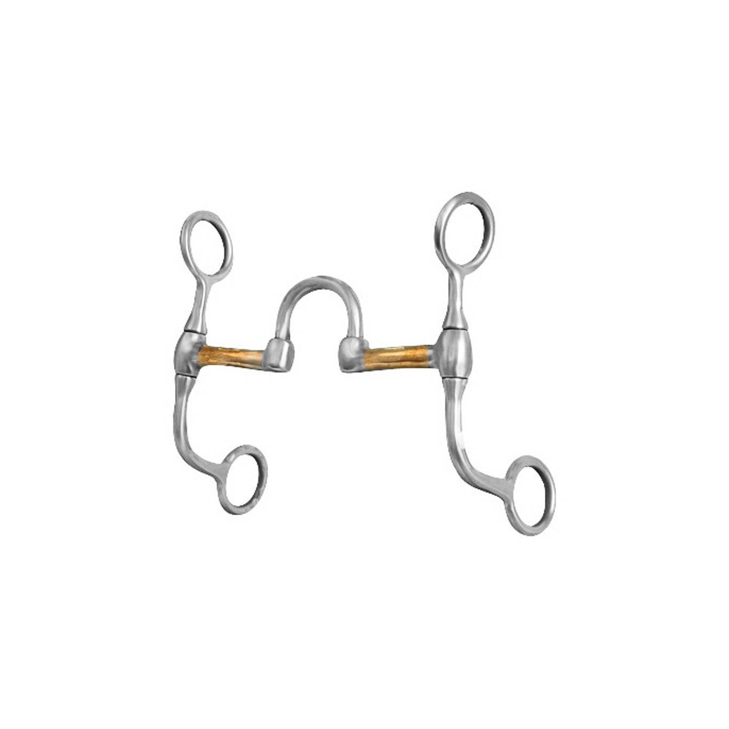 POOL'S - Mors western correctionnel à branches courtes pont et cuivre