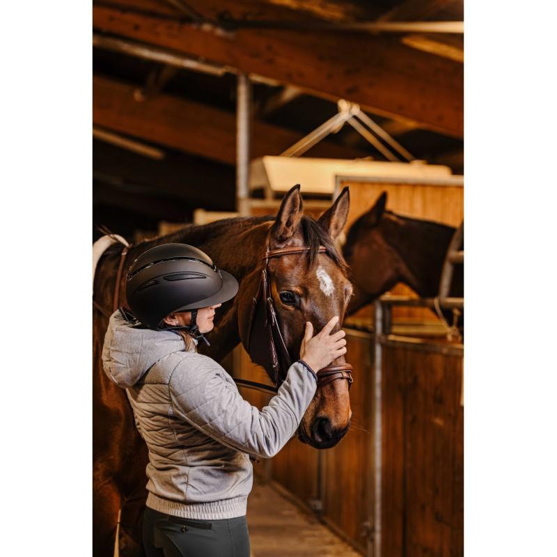 EQUITHÈME - Casque équitation AGRIS avec visière large TAILLE 53/55